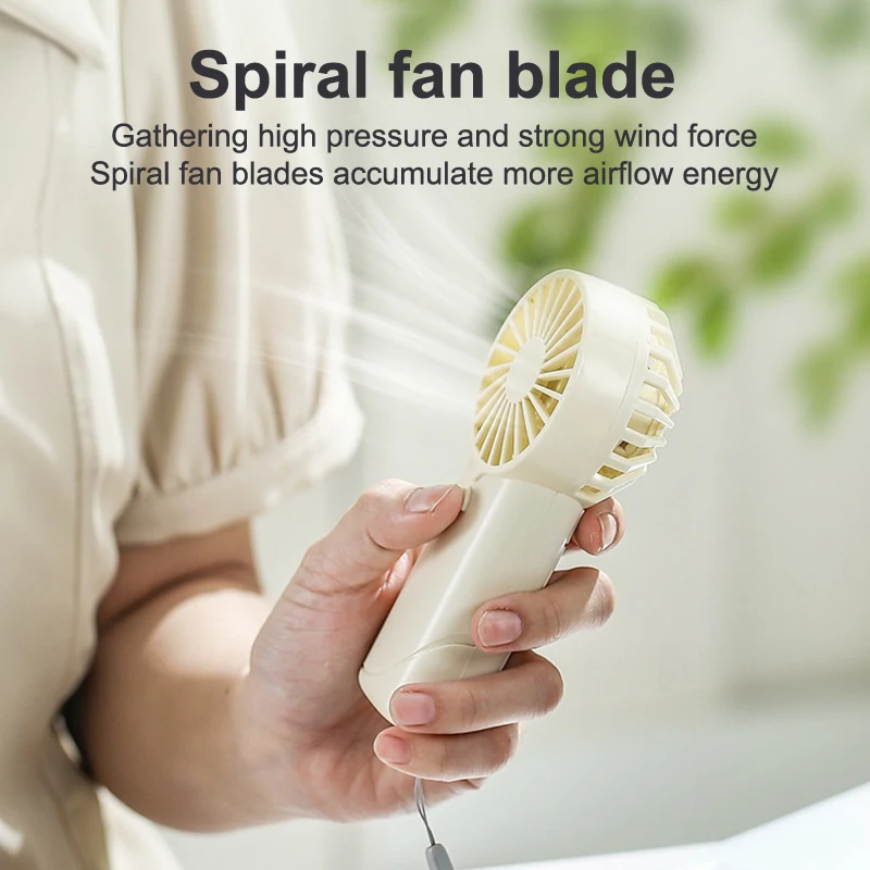 Cute Fan Convenient Creative Small Fan Pocket Hand-held Fan Lightweight Adjustable Portable Handheld Mini Fan Air Coolers