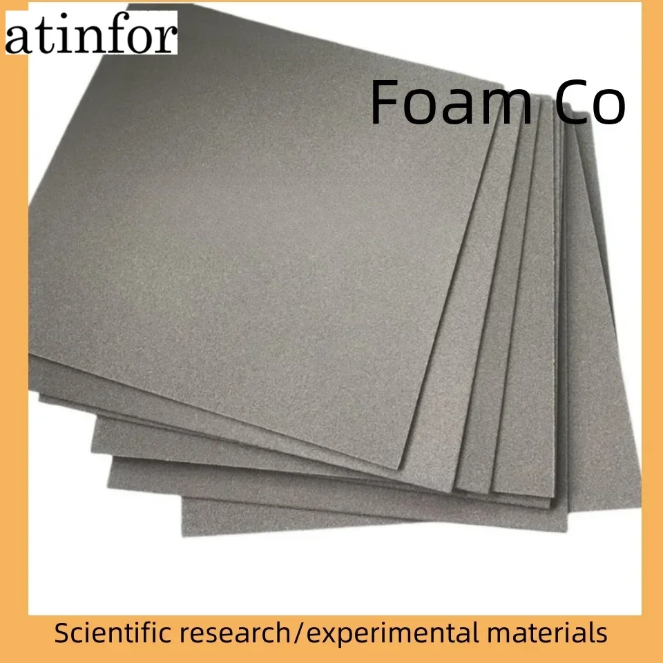 

atinfor 1.5mm thick experimental scientific research foam high-purity cobalt/battery electrode/catalyst carrier/filter material