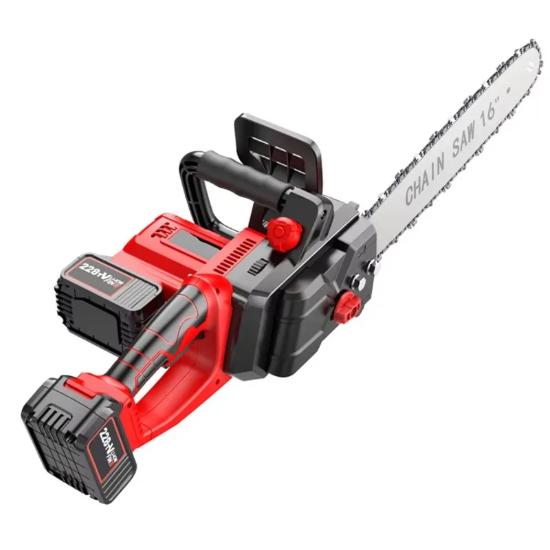 

16-дюймовая аккумуляторная бесщеточная бензопила промышленного класса, портативная батарея с 2 батареями, 16 дюймов