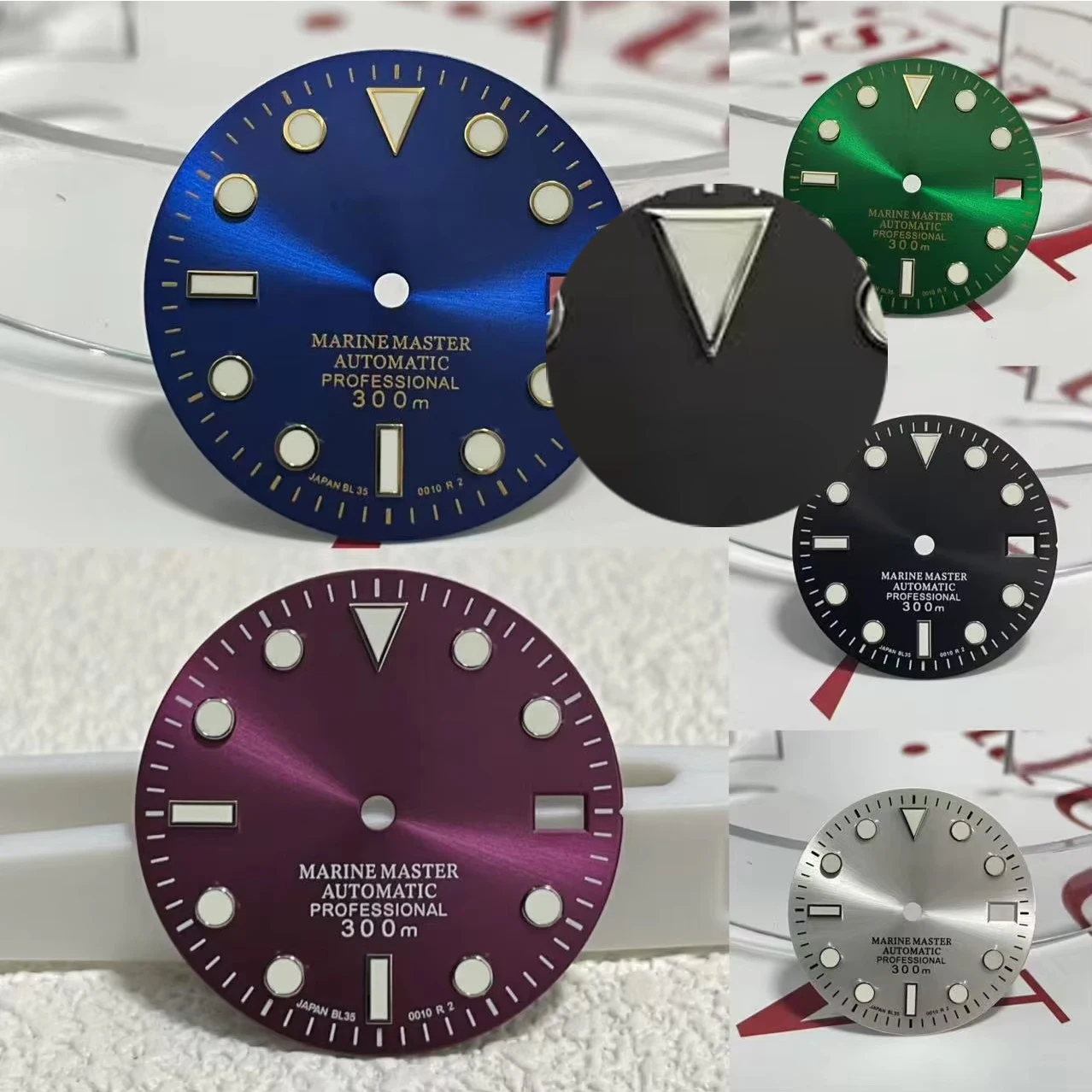 venta-caliente-sub-verde-azul-s-logo-sub-dial-285-mm-verde-luminoso-sub-s-logo-dial-adecuado-nh35-nh36-movimiento-s-accesorios-de-reloj