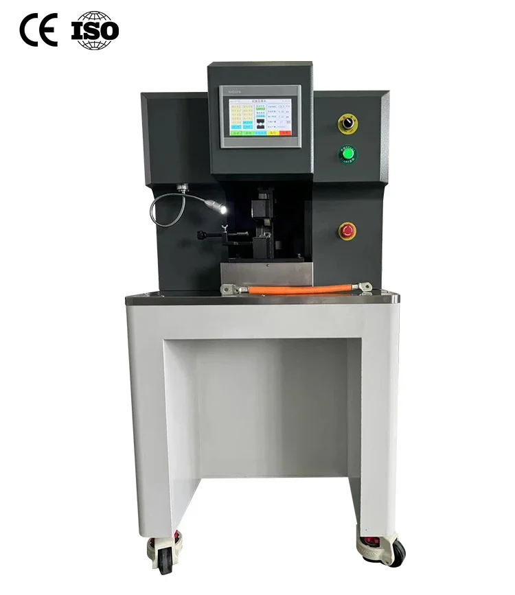 Premium EW-5460  Servo Motor 30T Electrical Hexagonal Terminal Crimping Machine Semi Automatic Wire Crimper