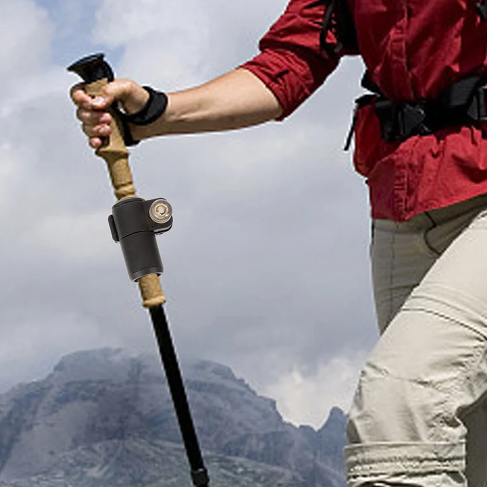 

2Pcs Trekking Pole External Lock Rubber Fastener Clip Walking Stick Accessory Nonslip Durable Easy Install Hiking Camping