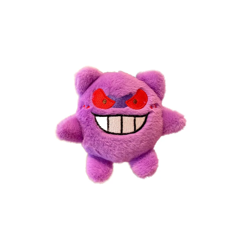 جديد بوكيمون غص لطيف أفخم قلادة دمية Gengar دمية سلسلة مفاتيح من الكرتون ألعاب من نسيج مخملي حقيبة المرأة قلادة هدية عيد ميلاد الأطفال