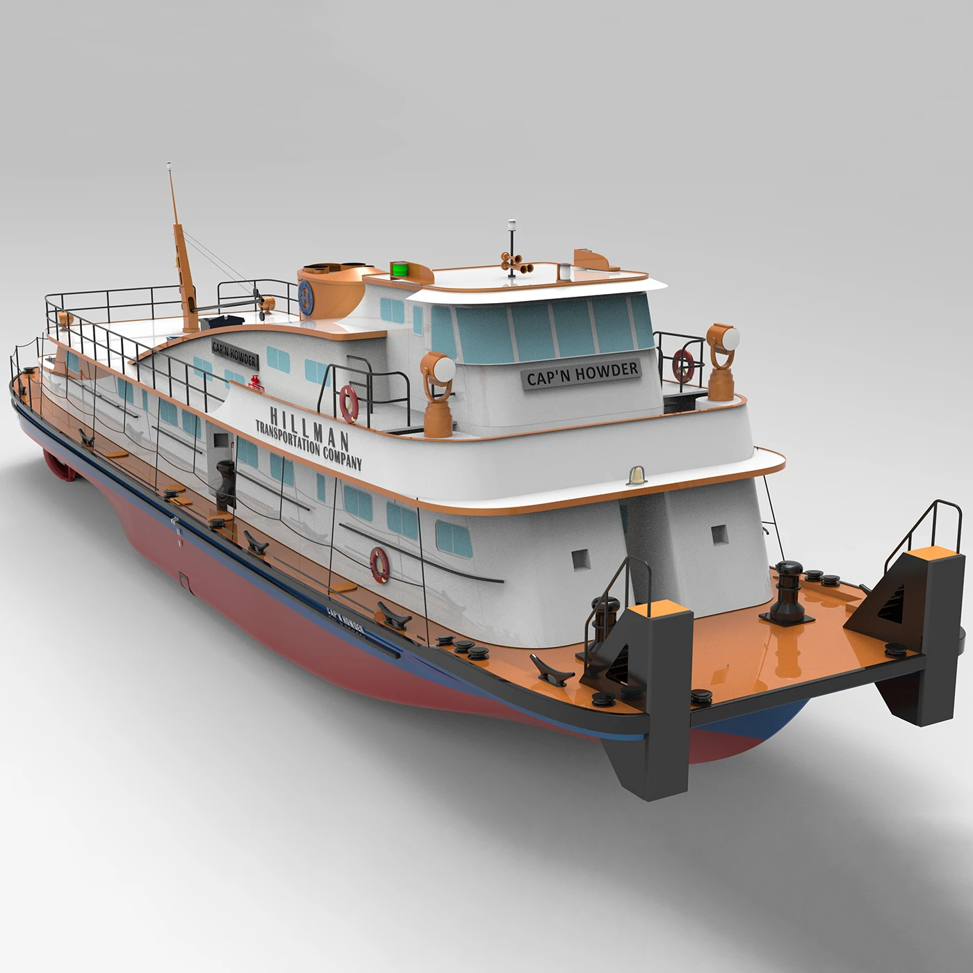 120 سنتيمتر RC السفن المزدوج موتور محاكاة هيلمان التحكم عن بعد Tugboat ثلاثية الأبعاد الطباعة مصبوب RC Schiffe أطقم منمذجة السفينة لعبة الصبي هدية