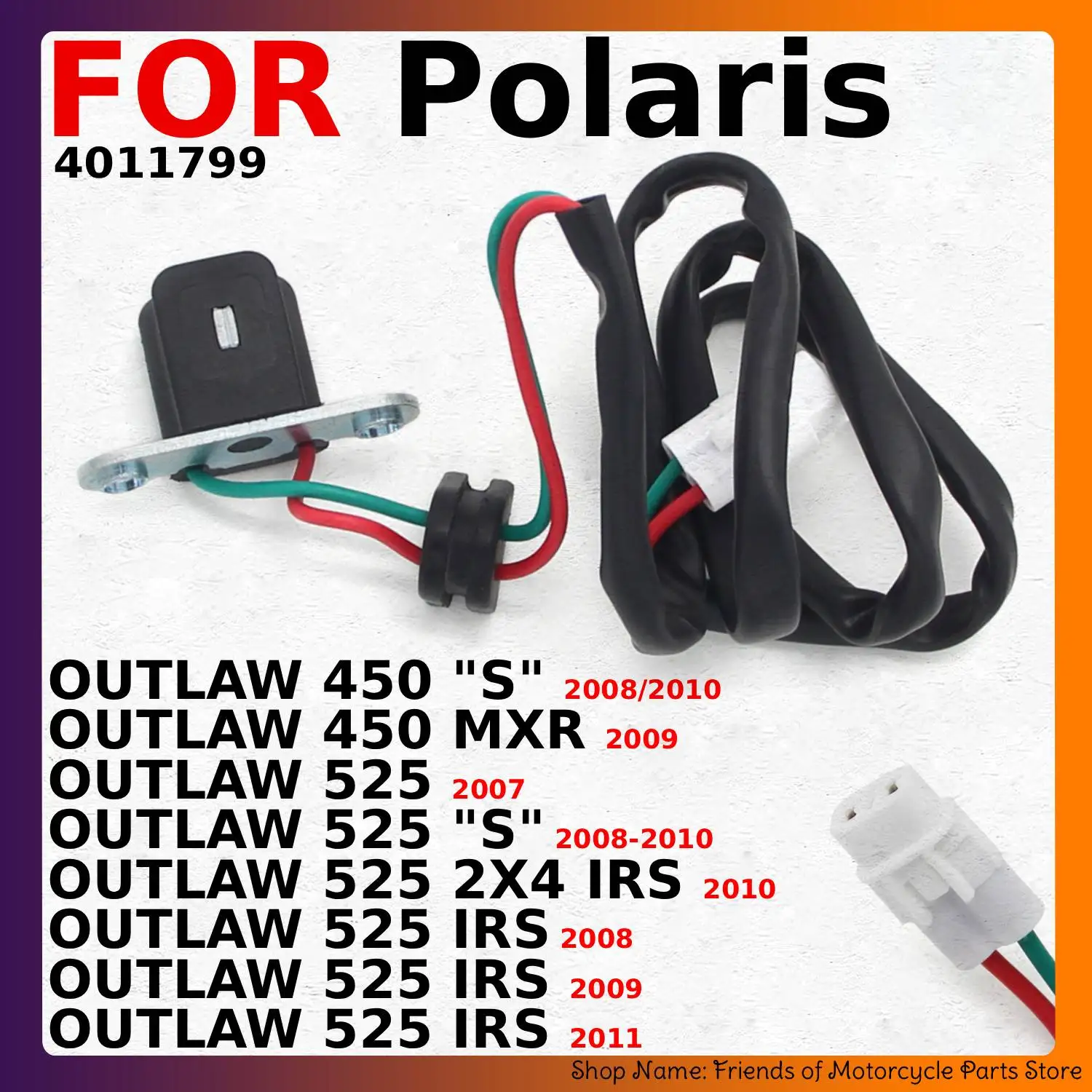 Motorcycle Outboard Pulse Sensor For Polaris OUTLAW 450 525 