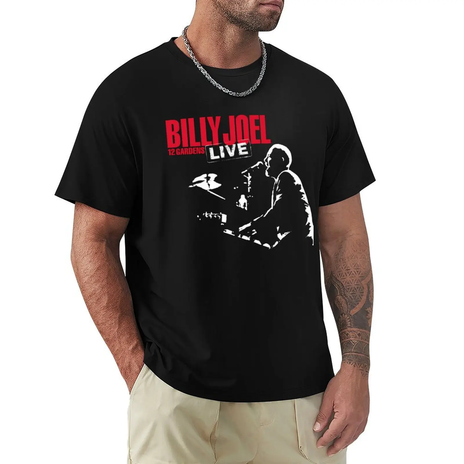 The Stranger Billy Tour - The Essential Billy Singer T-Shirt vintage clothes tops anime clothes t shirt men