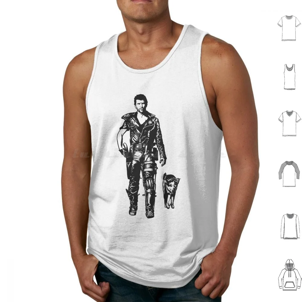 The Road Tank Tops Vest Sleeveless Madmax Mad Max Fury Road Mel Movie Film Road Dog Dotwork Tom Hardy Furiosa