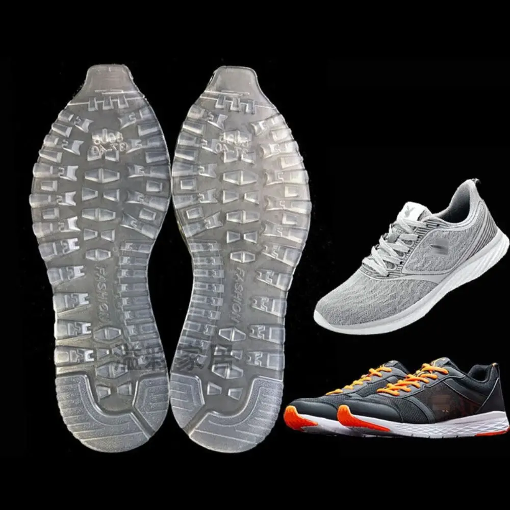 1 par de remendos de borracha antiderrapantes, sapatos de substituição diy com sola de borracha espessada