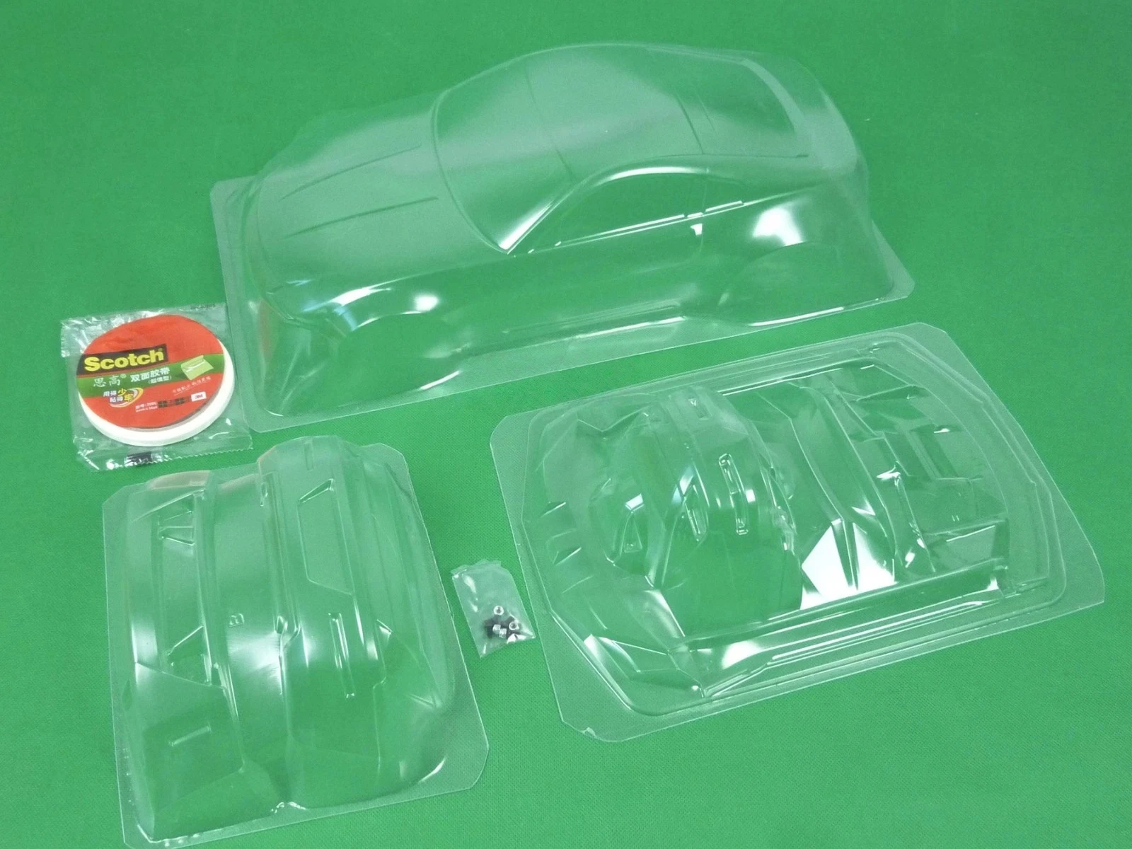 1/10 Spirit REI Nisan Fairlady 350Z RC Car Polycarbonate Clear Body Shell With Sticker (257mm Wheelbase/200mm Width)