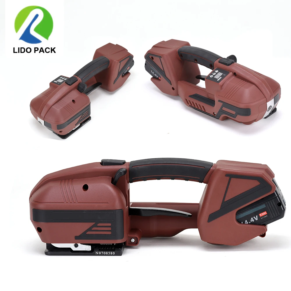 تصنيع ماكينة الربط الأوتوماتيكية الكهربائية V2 الأكثر مبيعًا لأشرطة بلاستيكية للحيوانات الأليفة 13-16 مللي متر Pp