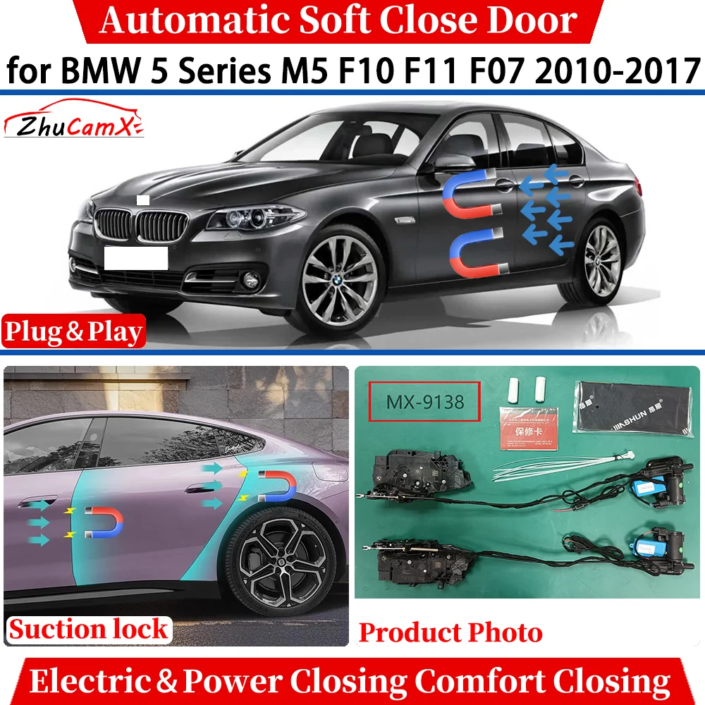 

Automatic Door Latch for BMW 5 Series M5 F10 F11 F07 2010-2017 Car Electric Power Comfort Closing Soft Close Door Suction lock