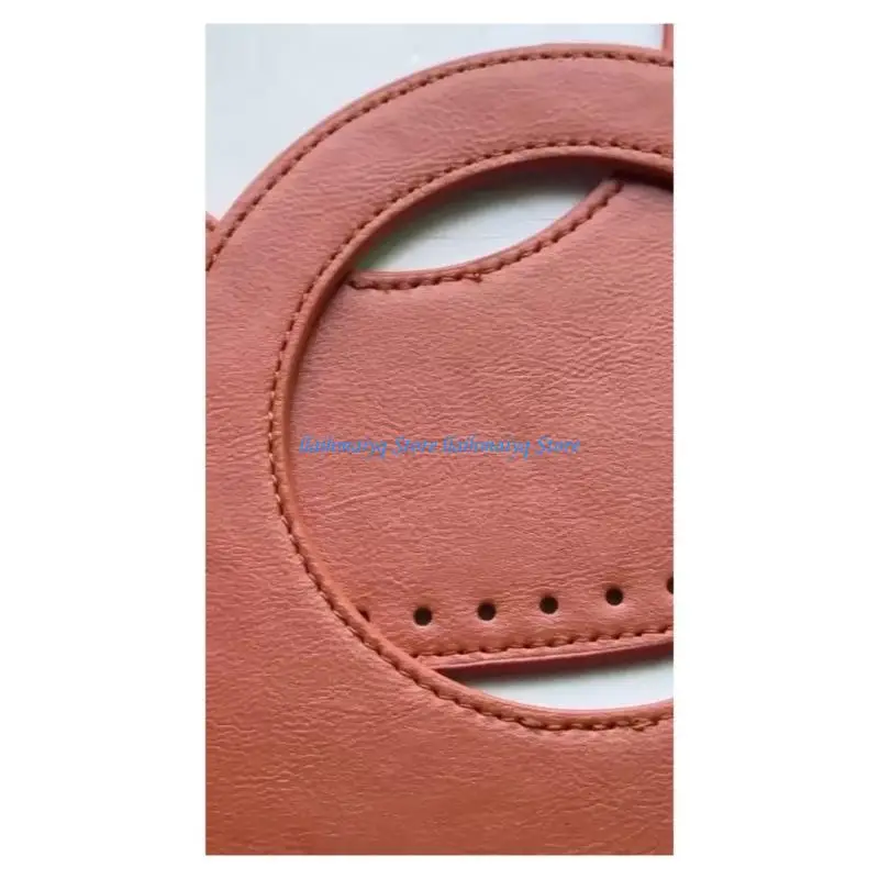573B Leather Cossbody Bag Knitting Kits DIY Crochet Bag Making Bag Handles Bag Bottom