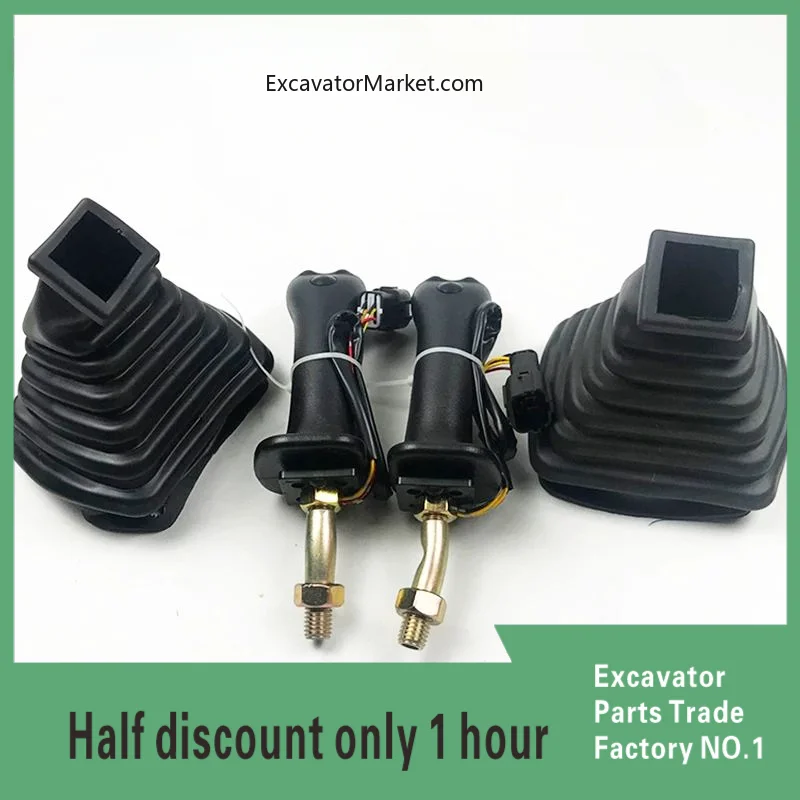 For Excavator For Doosan Daewoo HD DX60/150/220/215/225/300-9 joystick handle rubber bootexcavator Parts