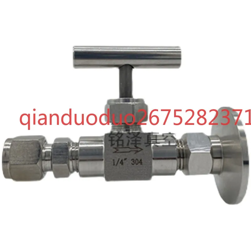 

One word adjustment needle valve KF16 KF25 chuck straight through vacuum valve