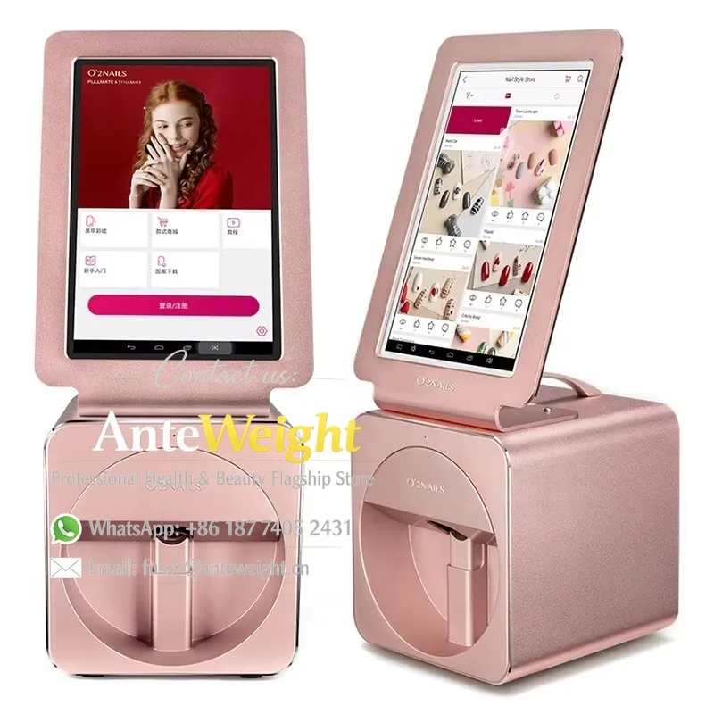 Desktop Nail Printer X11PLUS Nail Art Printing Machine with Storage Space