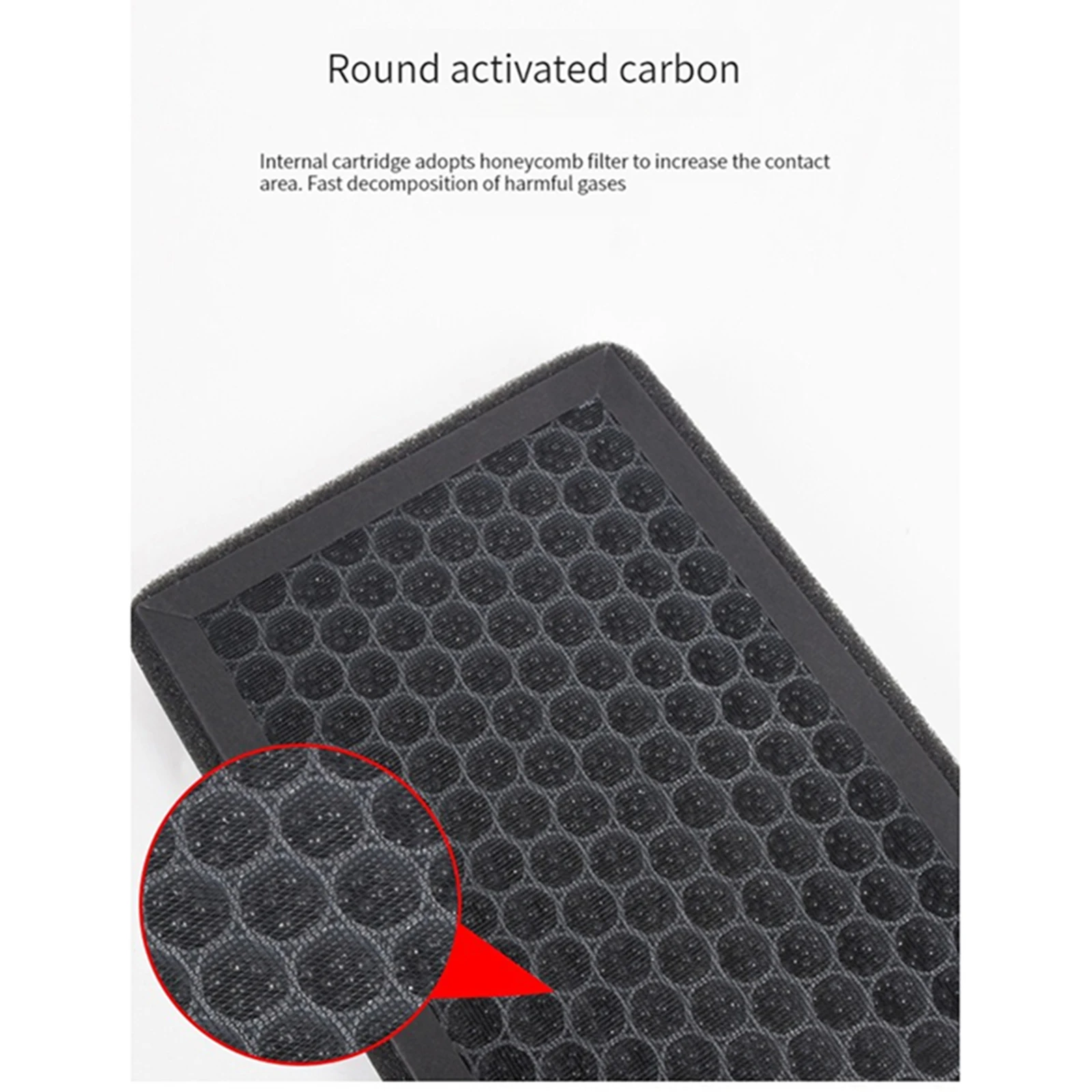 1Pair Activated Carbon Filter Air Conditioner Replacement HEPA Filter Element for Model 3/Y Automotive Air Filter Accessories