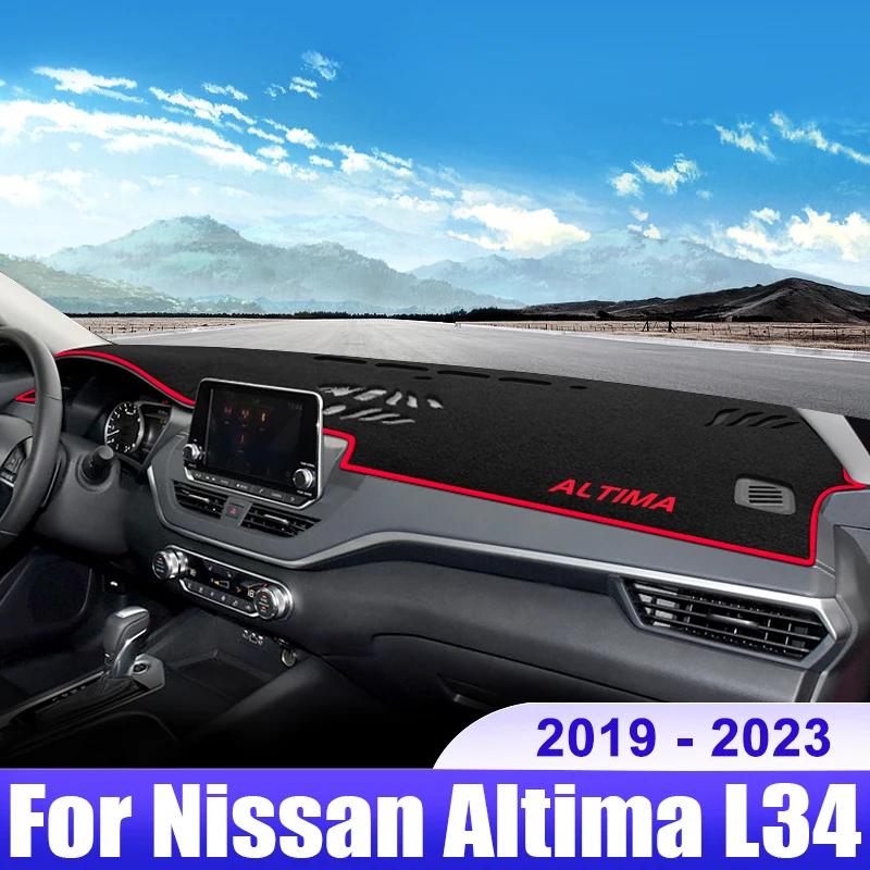 

For Nissan Altima L34 2019 2020 2021 2022 2023 Car Dashboard Cover Dash Mat Sun Shade Non-slip Pad Interior Accessories