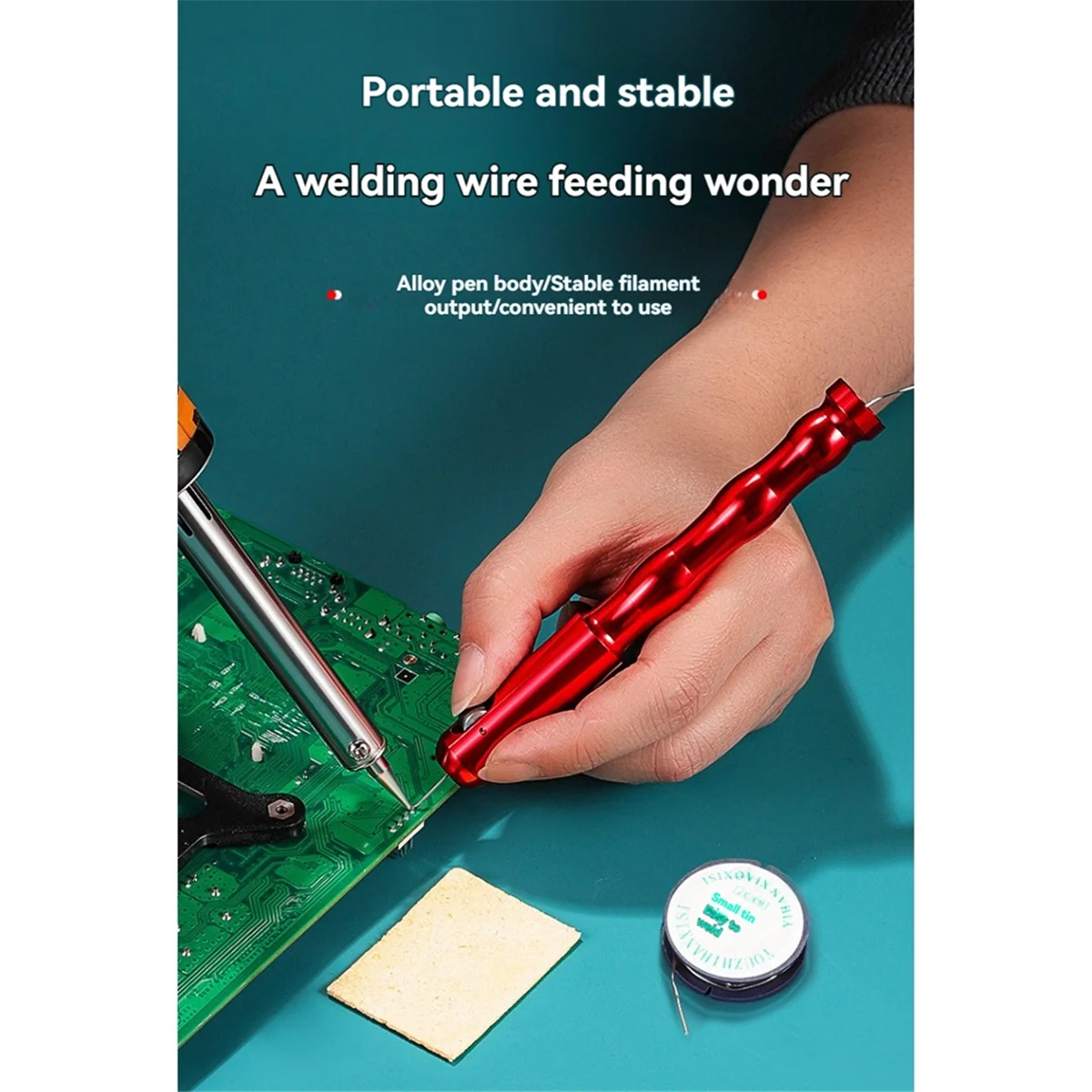 

A002 Держатель стержня подачи пальцев Наполнитель Проволочная ручка Ручка для переноса проволоки Алюминиевый сплав Ручка для подачи сварочной проволоки Серебристая