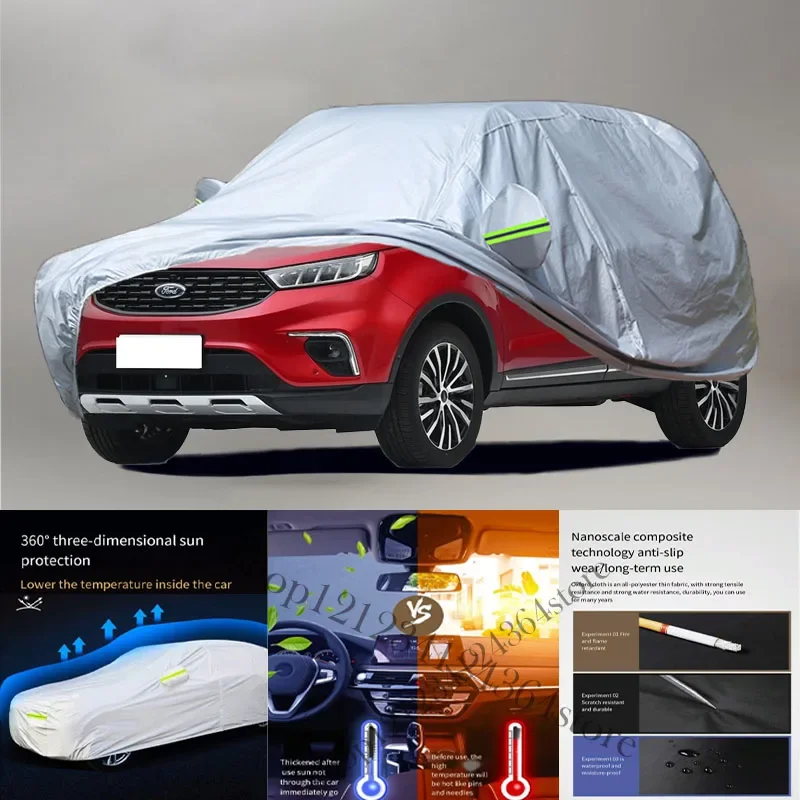 

For Ford Territory fit Outdoor Protection Full Car Covers Snow Cover Sunshade Waterproof Dustproof Exterior Car cover protection