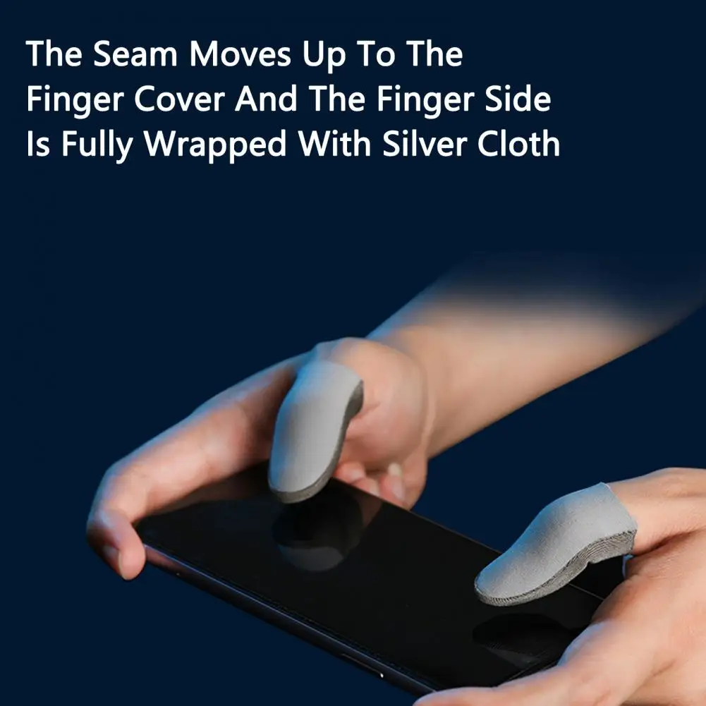 Control de juego a prueba de sudor de fibra duradera para videojuegos, mangas para los dedos, para jugador