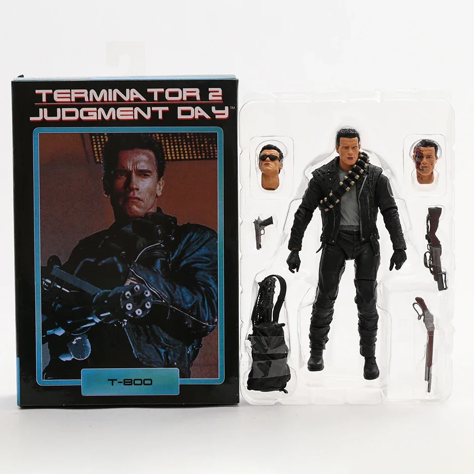 NECA Terminator 2 Judgment Day T-800 T-1000 PVC Action Figure