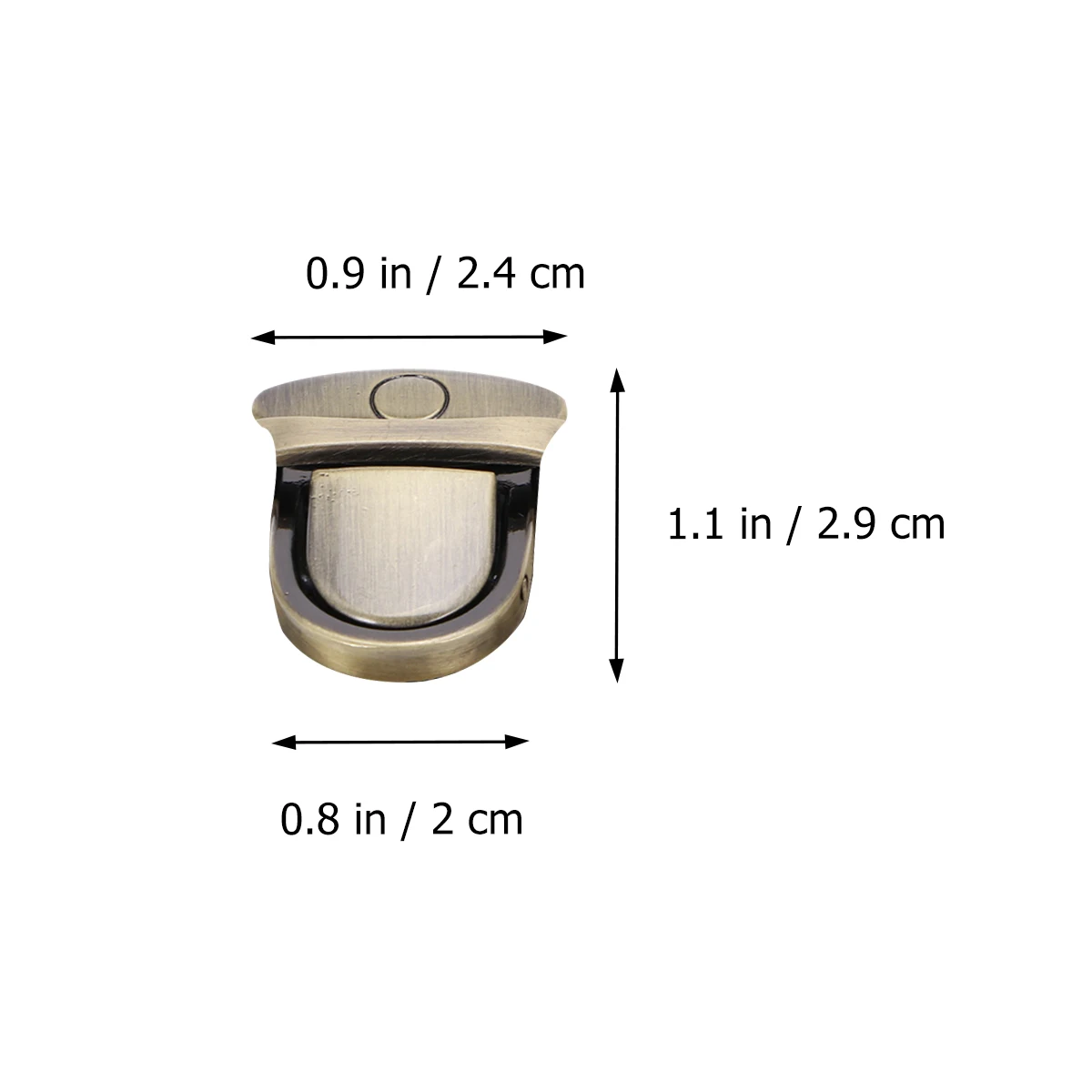 

20PCS Metal Box Latches Duckbill Locks Smooth Durable Practical DIY Supplies Jewelry Gift Wedding Toolbox Furniture