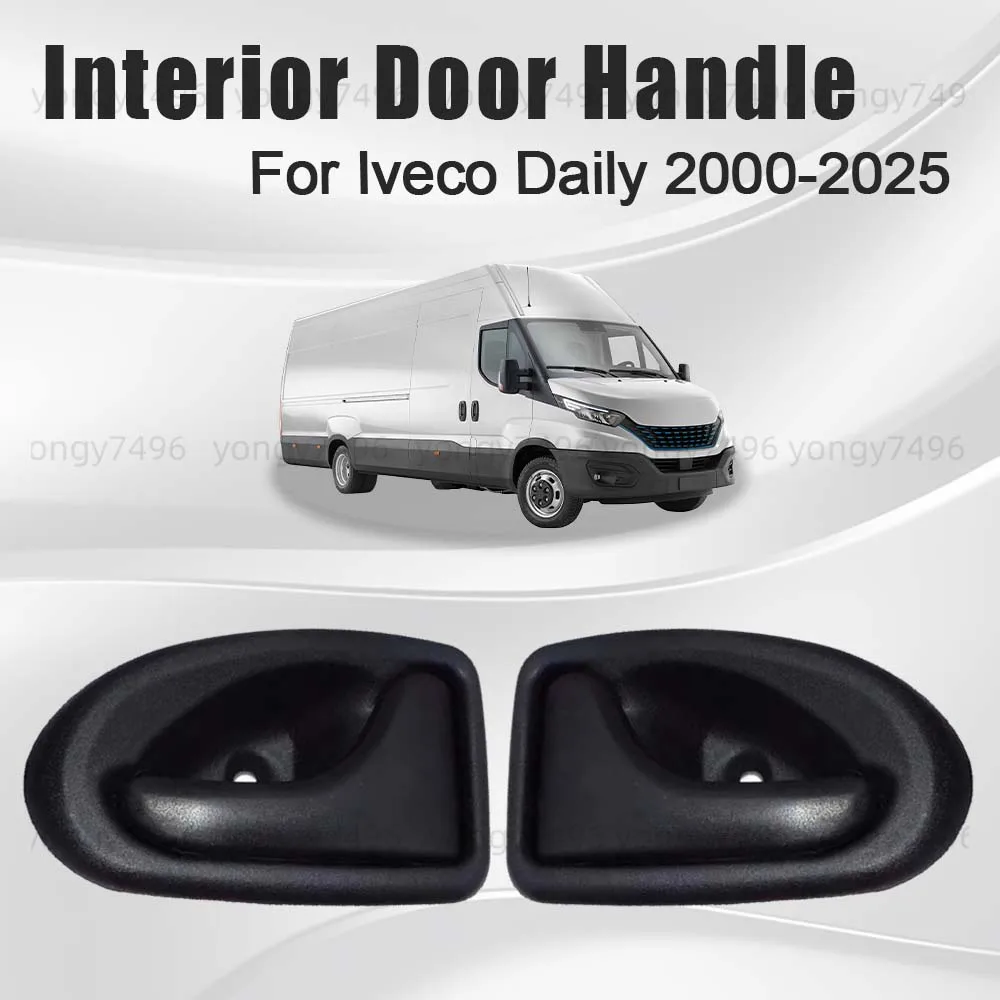 

Cars Accessories Interior Door Handle For Iveco Daily 2000-2025 Replace Styling Protective Cover Matte Black Repair Dedicated