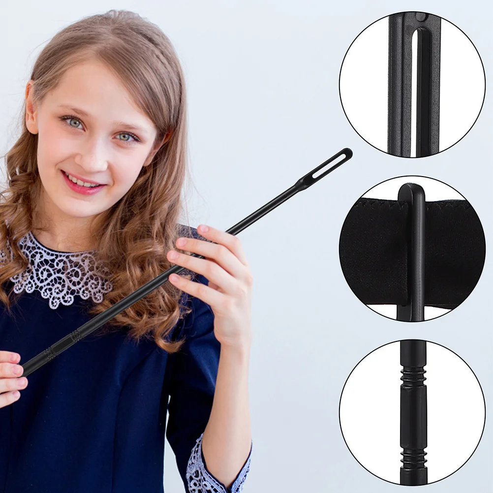 

Microfiber Cleaning Tools Musical Instrument Maintenance Kit Flute Stick Black Rod