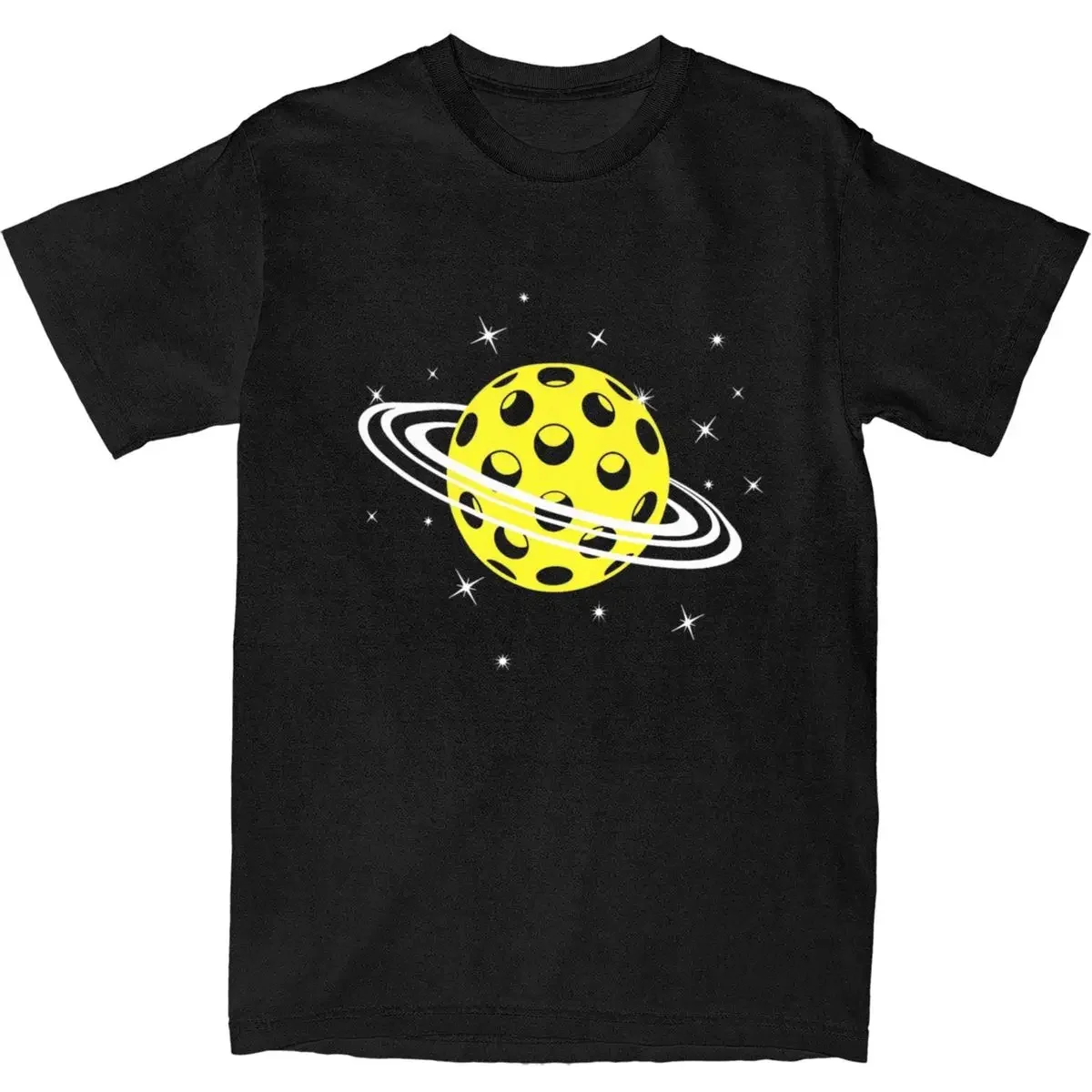 Pickleball Planet Apparel T-Shirts for Men Women Paddle Sport Lover Player Novelty 100% Cotton Printed Tees