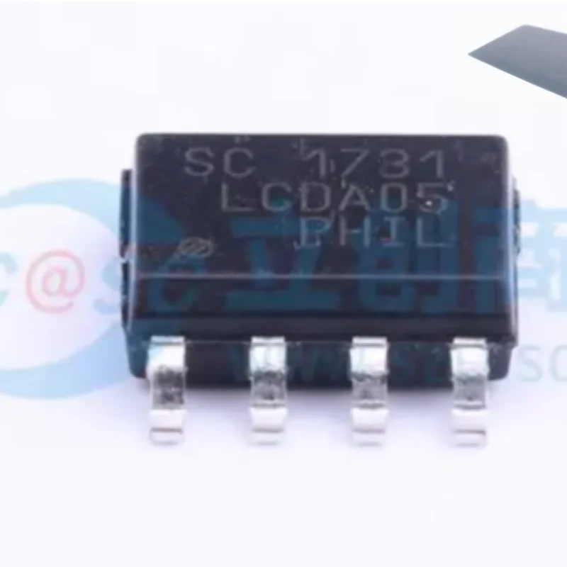 10PCS LCDA05  5V Low Capacitance TVS Diode Array ESD Protection SOP-8 SMD Chip