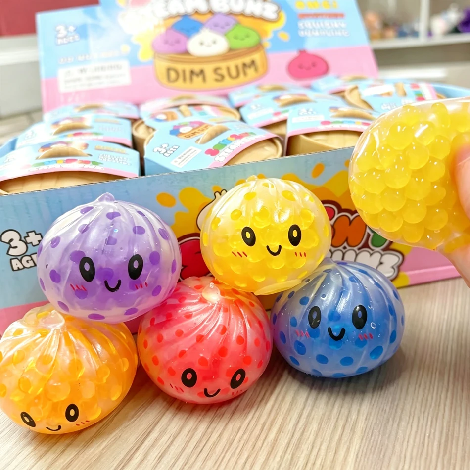 Blind Box Colorful Simulated Dumpling Squishy Relaxing Relieve Anxiety Antistress Enhance Happiness Rebound Squeeze Reliever Toy - view 6