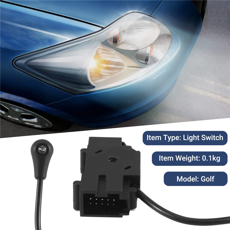 Image of Auto Auto Scheinwerfer Nebel Licht Sensor Control Modul Für Golf Mk5 6 Mk6 Jetta 5 Mk5 Tiguan Touran Passat B6 3C Scirocco-A02G