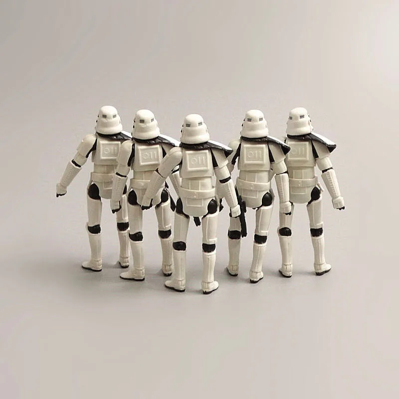 Star Wars Darth Vader Dark Trooper Stormtrooper 10cm Anime Action Figure Collection Toys Model Children Gift - view 2