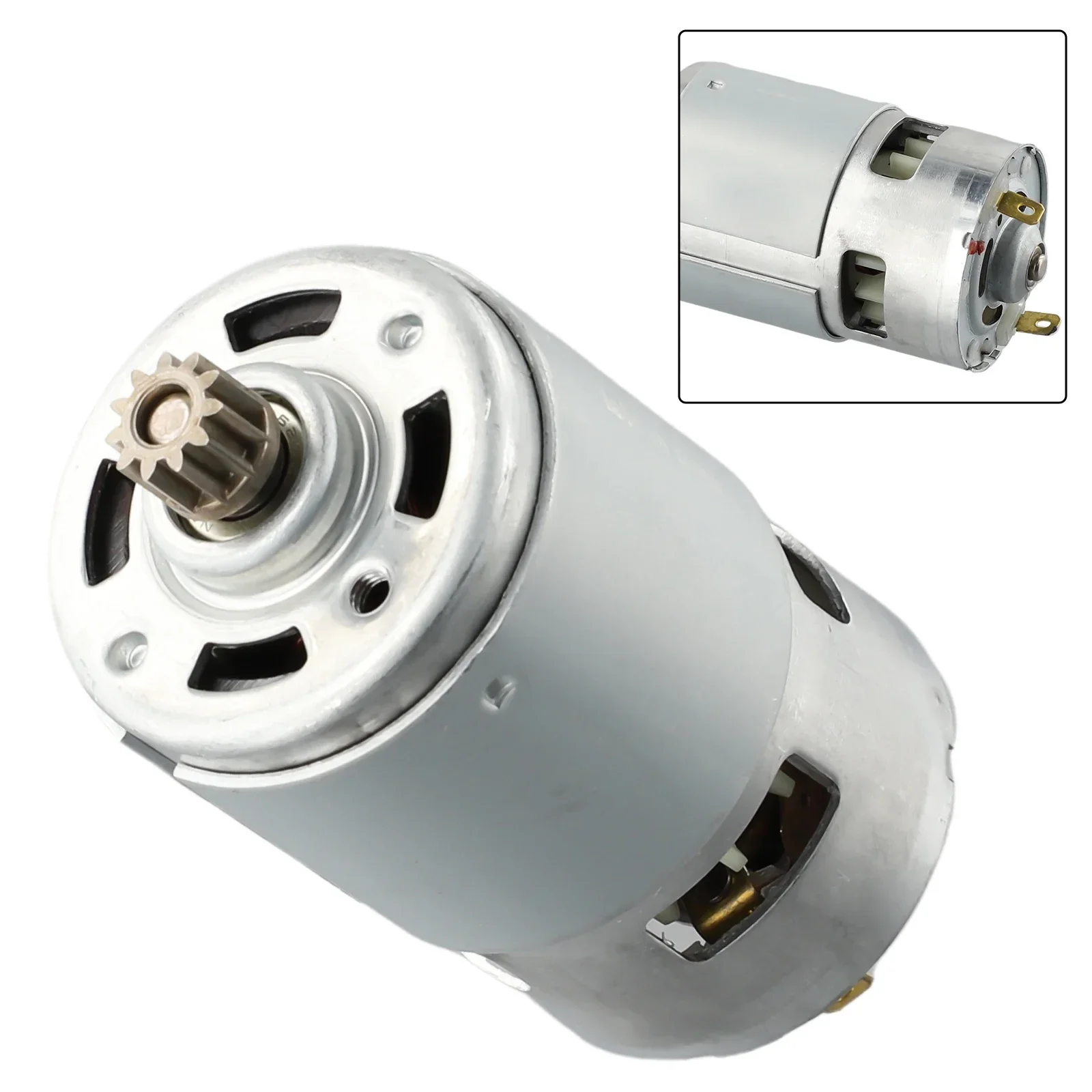 11 Tand Dc Motor 1 Pc 18V 5000-10000r/min Voor Reciprozaag Metalen RS775 Reciprozaag motor Sliver Motor Accessoires