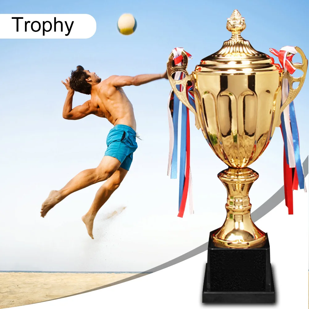

Trophy Award Large Gold Achievement Trophies Award Trophy Cups Sculpture Trophies for Winner Kids and Adults