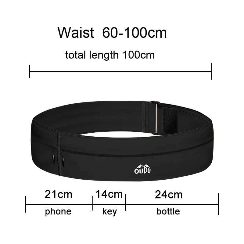 Running Belt Waist Bag with Water Bottle Women Sports Fanny Pack Men Phone Pouch Jogging Gym Bags Hydration Run Accessories - Image 3