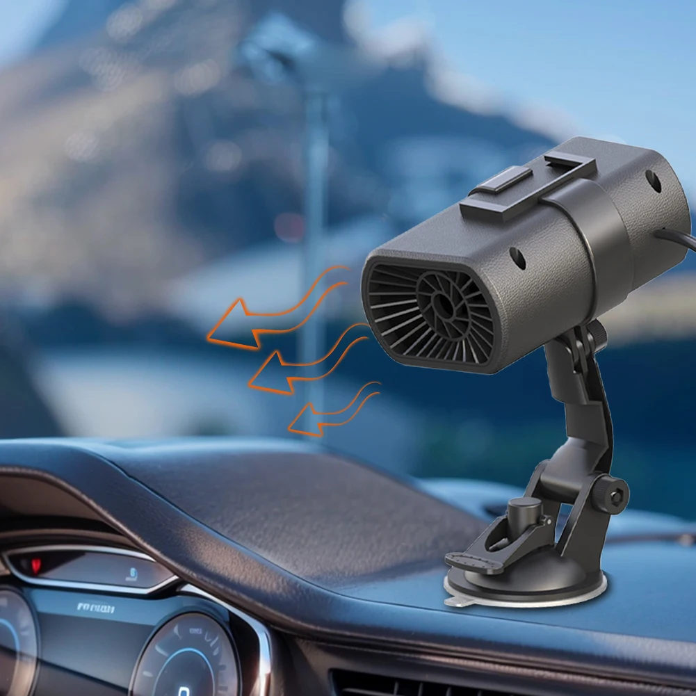 12V 150W Car Heater Demister Universal Window Windshield Defrosting Heater Adjustable Portable Car Heater Car Accessories
