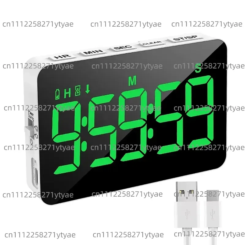 CP125 Rechargeable Large Screen Digital Time Reminder Digital Countdown Cooking Kitchen Timer