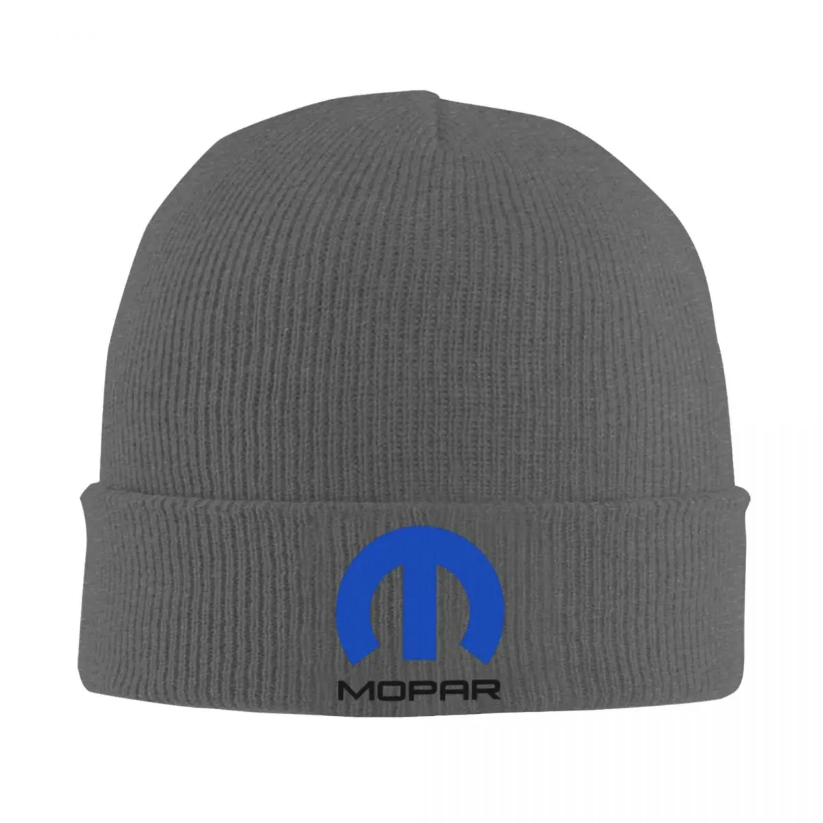 Mopar Logo Warm Knitted Cap Hip Hop Bonnet Hat Autumn Winter Outdoor Beanies Hats for Unisex Adult