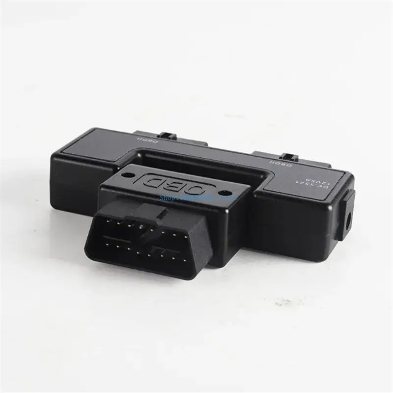 

33WB Кабель расширения OBD с интерфейсом DC5521 Универсальный OBD2, разделенный на два провода-адаптера 16-контактный