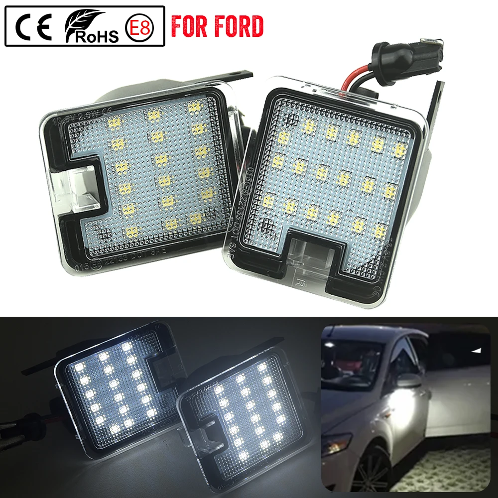 Car Canbus LED Under Mirror Puddle Light Side Mirror Light  Led Under Side Mirror Light For Ford C-Max MK2 2010-2020