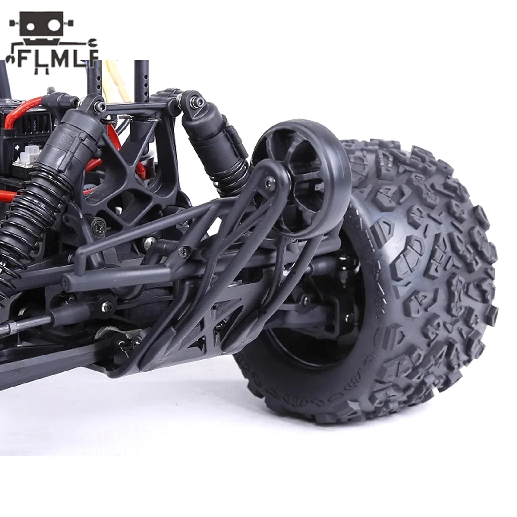 Rear Tail Wheel Kit Fit for 1/8 Rc Car HPI Racing Savage XL FLUX Rovan Rofun TORLAND Monster Brushless Truck Parts