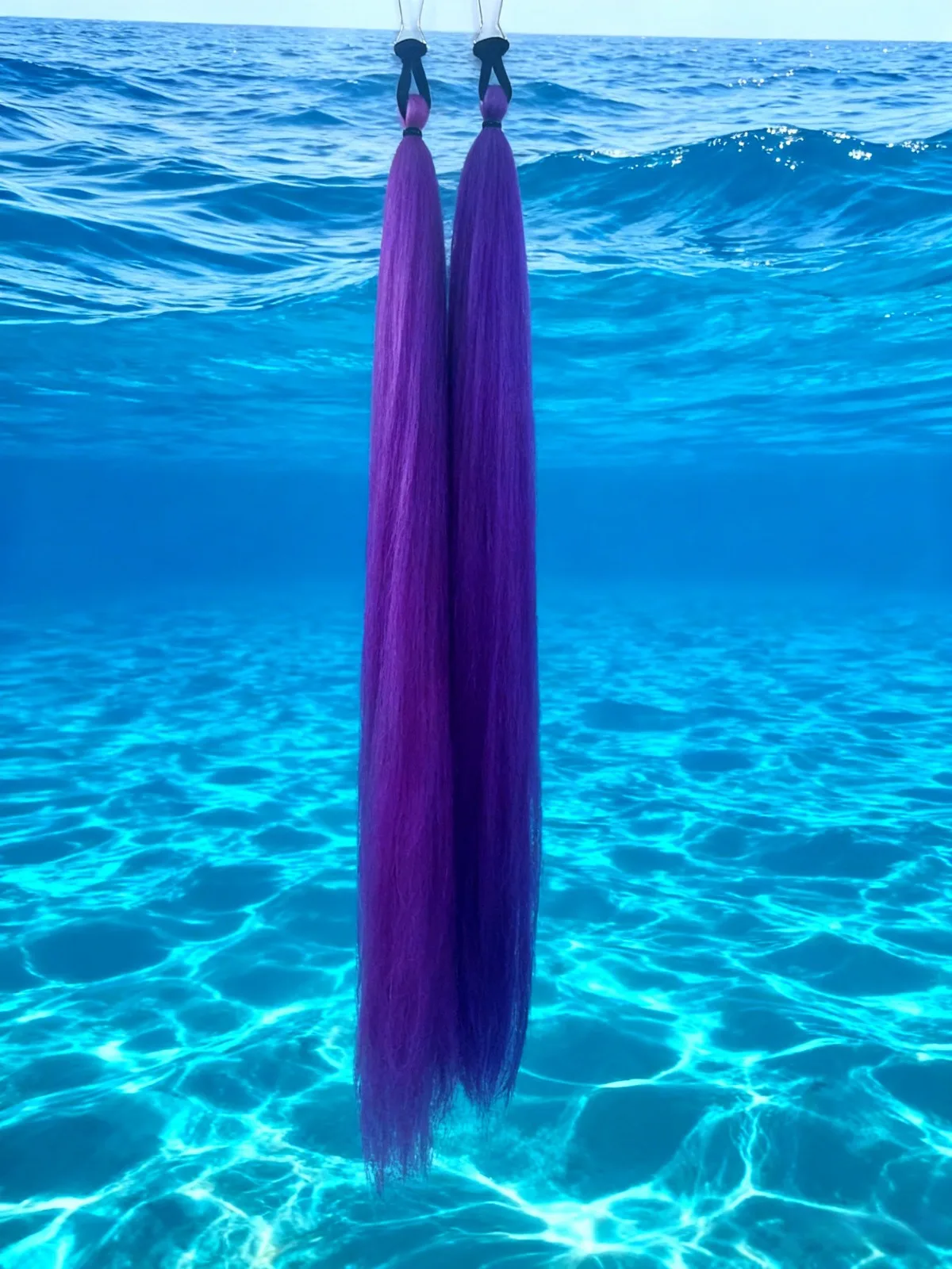 Kolorowy doczepiany kucyk: Idealny do kostiumów świątecznych i cosplay dla dorosłych i dzieci.