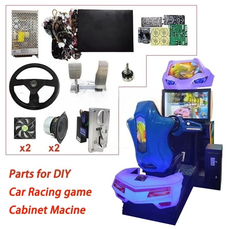 Coin Operated Dynamic Cruis'n Blast Racing Game Machine DIY Full Kit Video Driving Simulator Car Sim Racing Game Arcade Kit