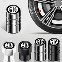 4Pcs Car Tire Valve caps Emblem metal Cap Case Accessories For Morris Garages MG ZS 5 7 6 Cyberster MG4 EV ES5 HS ONE GT GS MG3