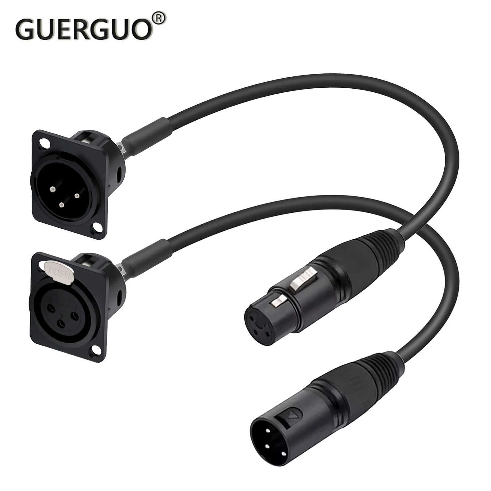 2 x XLR-Kabel (5m) - Lot de 2 câbles XLR mâle à femelle (5m) | Acheter
