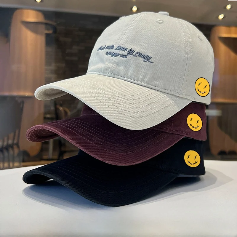 ユニセックス調節可能な野球帽ソフトトップワイドブリムハットカジュアル多用途日焼け防止帽子オールシーズン対応綿素材