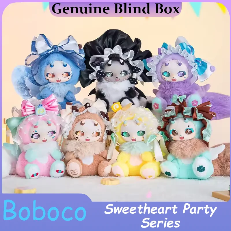 

Genuine Boboco Sweetheart Party Blind Box Series Anime Figure Vinyl Doll Trendy Handmade Cute Girl Toy for Kawaii Gifts Ideas