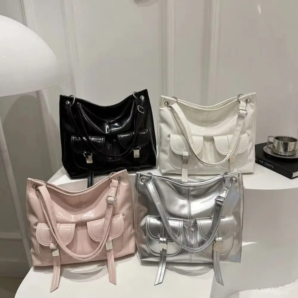 

Portable Fashionable Tote Bag Multi-Pouch Large Capacity Underarm Bag Adjustable Strap Vintage Shoulder Bag Women