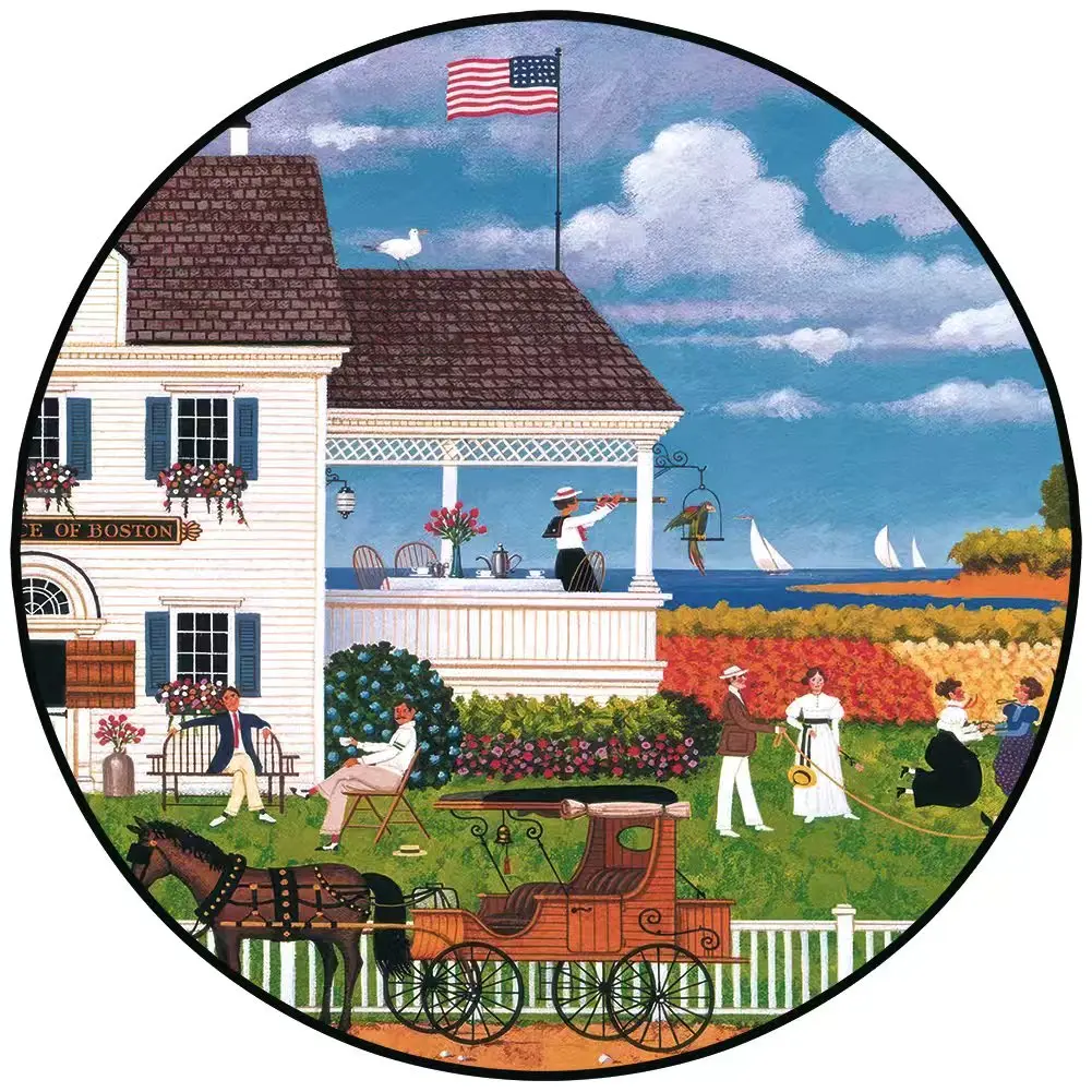 

Unique Wooden Puzzles Wood Jigsaw Puzzle Craft Irregular Family Interactive Puzzle Gift for Friend